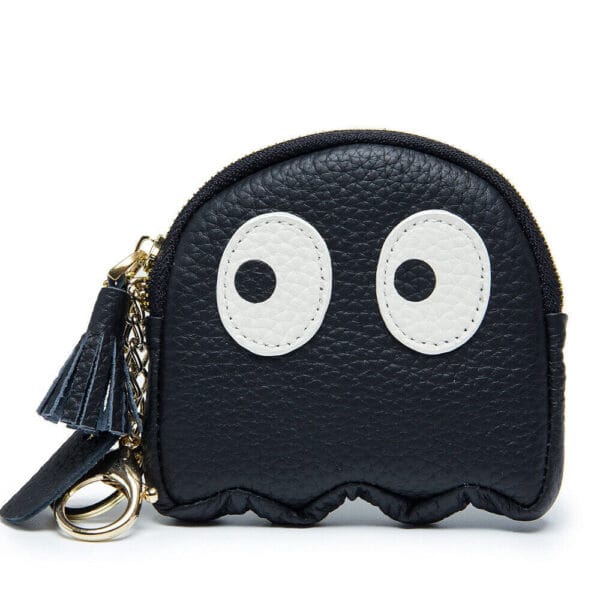 Cute Cartoon Genuine Leather Mini Coin Purse Keychain Pouch Card Holder Womens 11