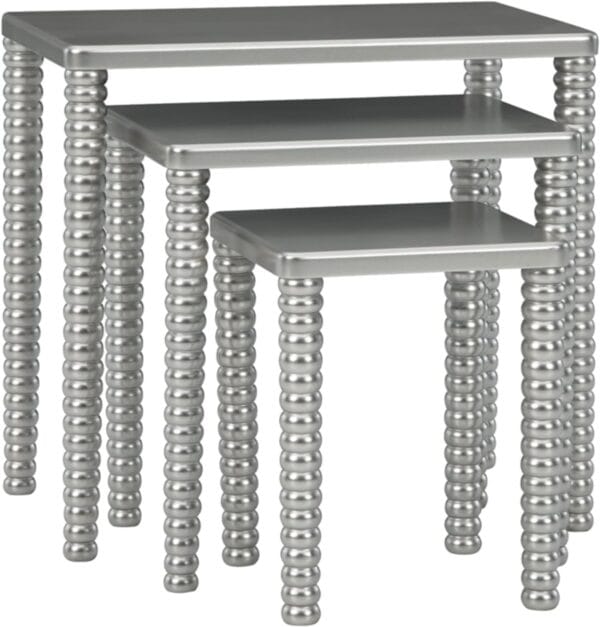 Signature Design by Ashley Caitworth 3-Piece Glam Nesting Table Set 1