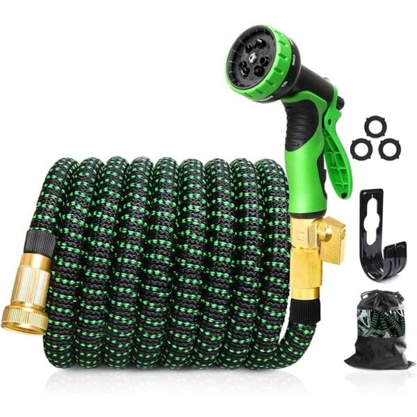 1-22.jpg 50ft Water Hose - Upgraded Leakproof Lightweight No-Kink Garden Hose, Flexible