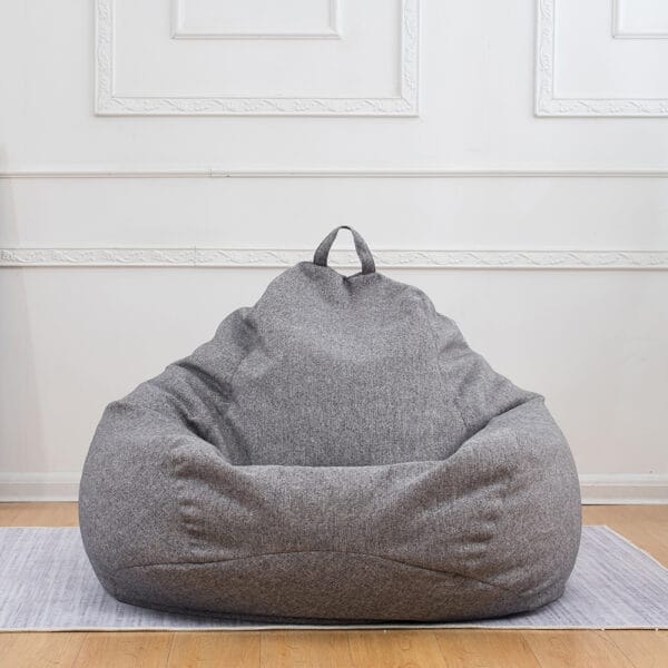 1-7.jpg Large Bean Bag Chair Sofa Couch Cover Indoor Outdoor Lazy Lounger for Kids Adult