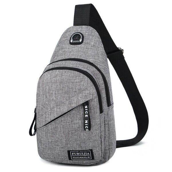 Men Women Sling Bag Chest Fanny Packs Cross Body Travel Sports Shoulder Backpack 1