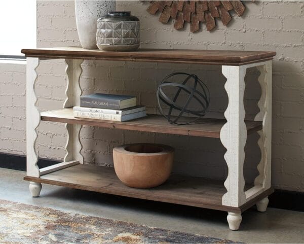 Signature Design by Ashley Alwyndale Wood 3 Shelf Console Sofa Table 3