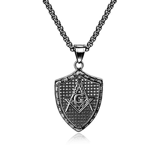 My Daily Styles Stainless Steel Mens Freemason Necklace 3