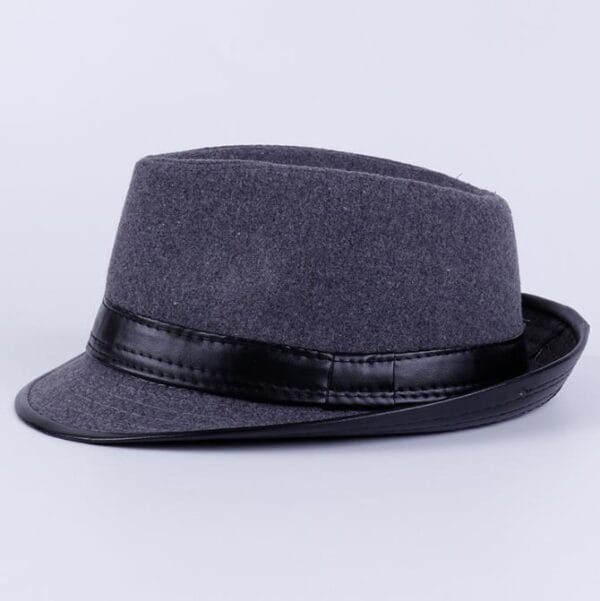Plaid Tweed Fedora Hat Men Women Trilby Cuban Cap Panama Floral Winter 3