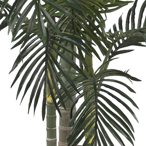 Nearly Natural 5289 6.5ft. Golden Cane Palm Silk Tree,Green 3