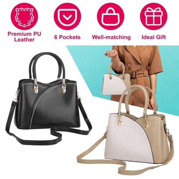 Women Lady Leather Handbags Messenger Shoulder Bags Tote Satchel Purse Large 3