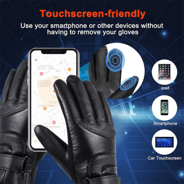Electric USB Heated Gloves Winter Warming Thermal Ski Snow Hand Warm Windproof 3