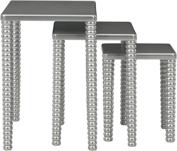 Signature Design by Ashley Caitworth 3-Piece Glam Nesting Table Set 4