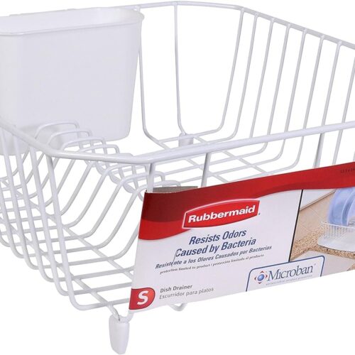 3-155.jpg Rubbermaid Disinfectant Dish Drainer, Small