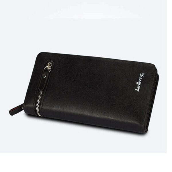 Men's Leather Bifold Credit Card Holder Wallet Checkbook Zip Coin Purse Clutch 4