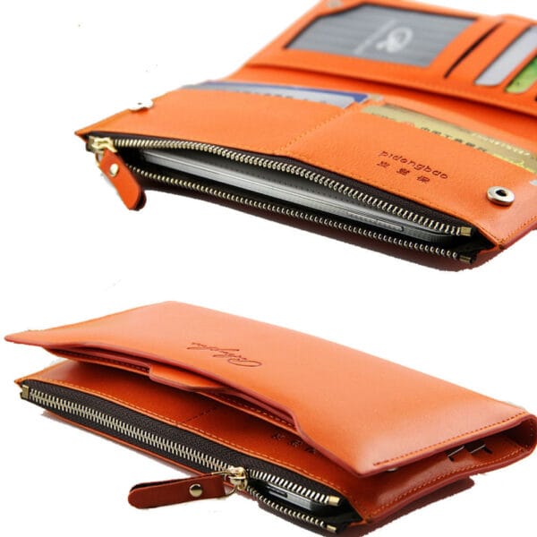 Women Purse Clutch Leather Long Wallet Card Holder Thin Purse Best Gift US STOCK 5