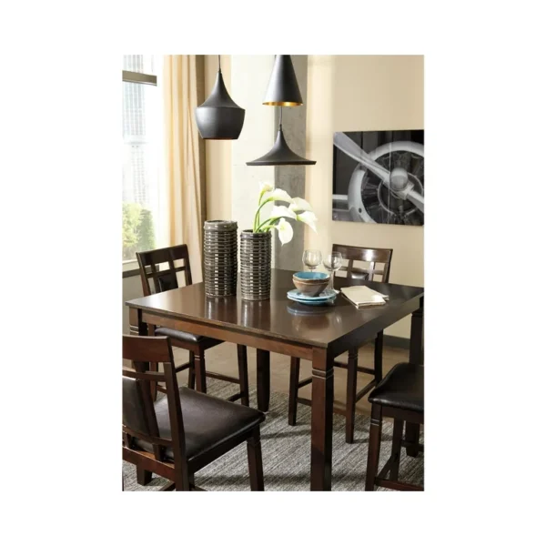 Signature Design by Ashley Bennox 5 Piece Counter Height Dining Set, Includes Table & 4 Barstools, Brown 3