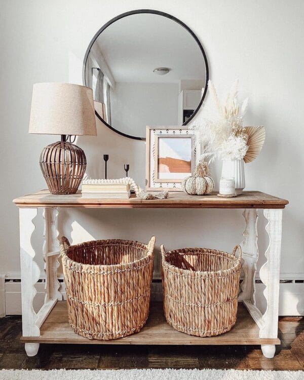 Signature Design by Ashley Alwyndale Wood 3 Shelf Console Sofa Table 4
