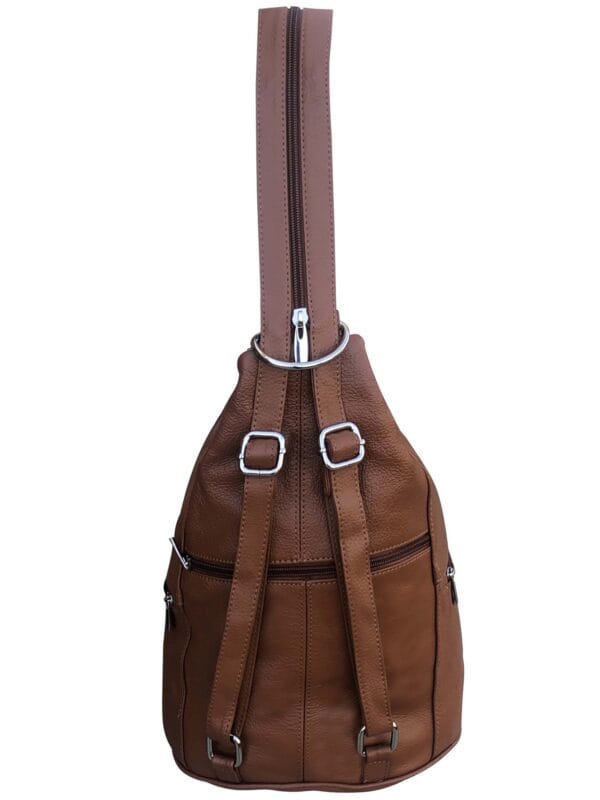 Womens Leather Backpack Purse Sling Shoulder Bag Handbag 3 in 1 Convertible Bag 8
