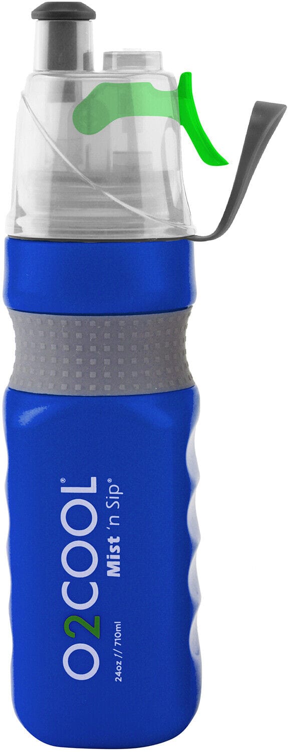 Sports Water Bottle & Refreshing Mist 24 OZ Bike Hike Jog Camp - Squeeze Grip 5