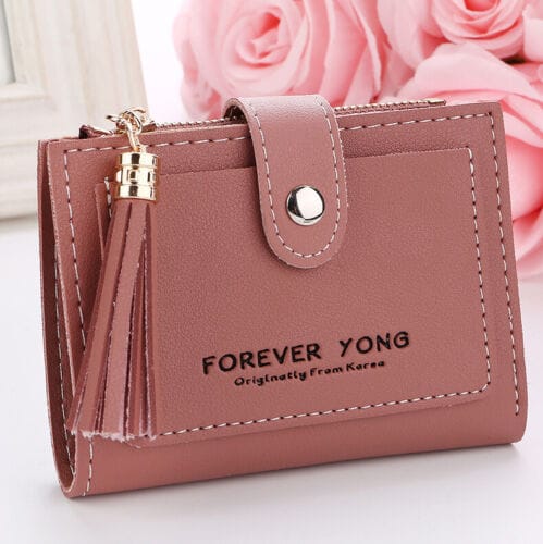 Women Ladies Small Leather Wallet Credit Card Holder Bifold Purse Clutch Handbag 17