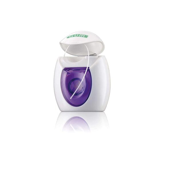 GUM Deep Clean Expanding Dental Floss - Waxed Woven Floss - Effective Plaque Removal for Tight Teeth - Unflavored 5
