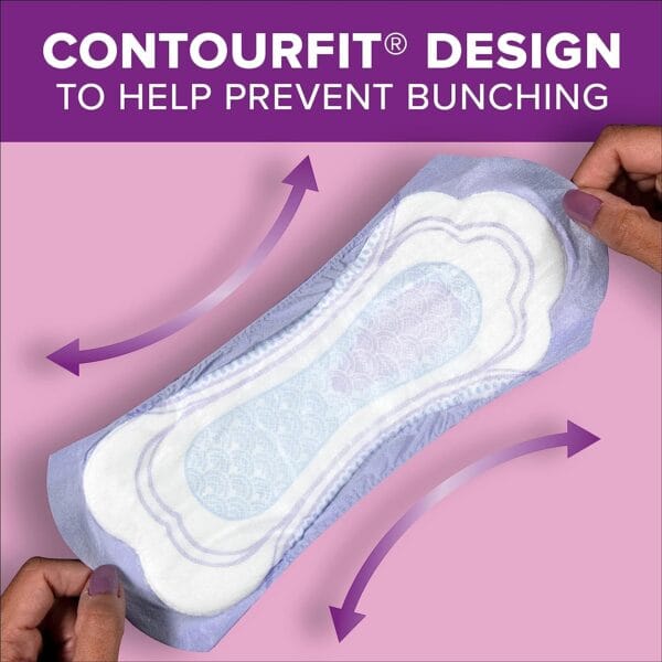 Poise Incontinence Pads & Postpartum Incontinence Pads, 3 Drop Light Absorbency, Long Length, 96 Count (4 Packs of 24) 5
