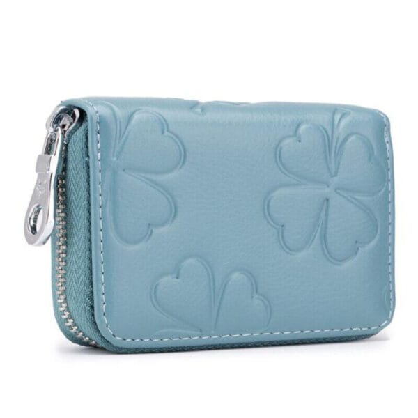 RFID Blocking Wallets ID Credit Card Holder Clutch Leather Mini Card Case Women 5