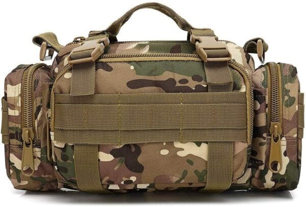 Tactical Military Chest Fanny Shoulder Waist Bag Camo Hunting Molle Camping Pack 7