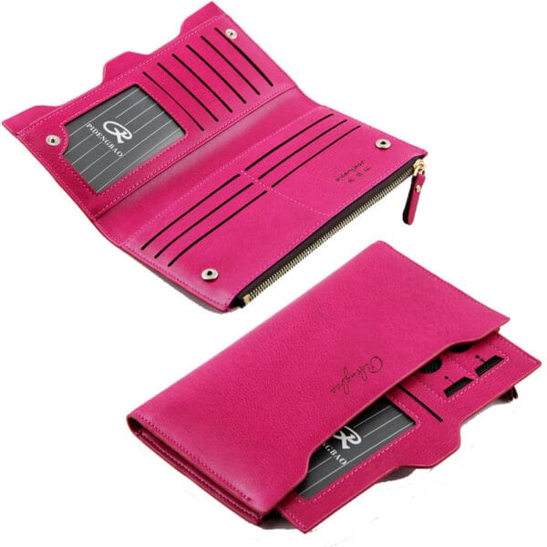 Women Purse Clutch Leather Long Wallet Card Holder Thin Purse Best Gift US STOCK 6