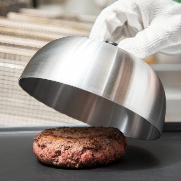 Carlisle FoodService Products 60103 Aluminum Burger Cover/Cheese Melting Dome, 6 5