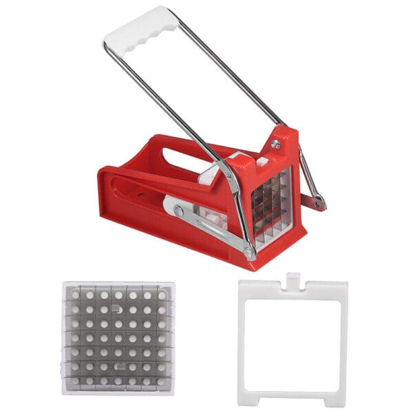 ABS French Fry Cutter Potato Slicer Chopper Dicer With Stainless Steel 2 Blades 5