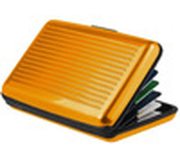 Men's Credit Card Holder Wallet Aluminum Metal Case Card Slot Portable Card Box 6