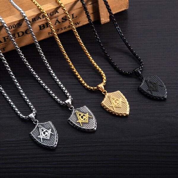 5-129.jpg My Daily Styles Stainless Steel Mens Freemason Necklace
