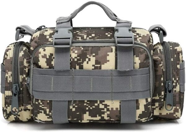 Tactical Military Chest Fanny Shoulder Waist Bag Camo Hunting Molle Camping Pack 8