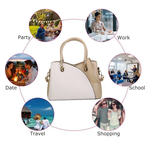 Women Lady Leather Handbags Messenger Shoulder Bags Tote Satchel Purse Large 6