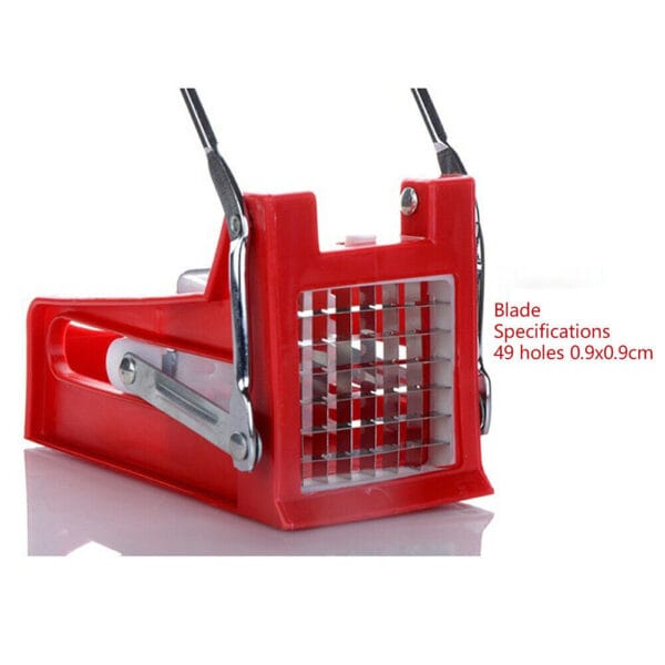 ABS French Fry Cutter Potato Slicer Chopper Dicer With Stainless Steel 2 Blades 6