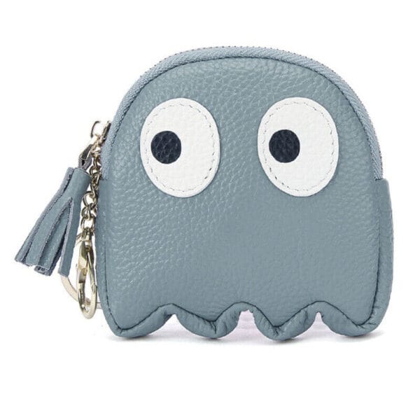 Cute Cartoon Genuine Leather Mini Coin Purse Keychain Pouch Card Holder Womens 7