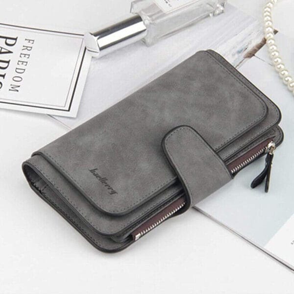 RFID Blocking Wallet for Womens Clutch Purse Ladies Credit Card Holder Organizer