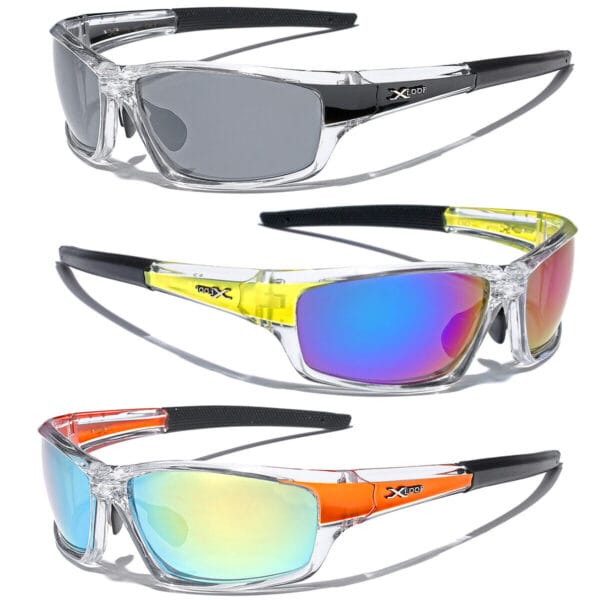 Mirrored Men Boys Sport Wrap Sunglasses Ski Cycling Baseball Running Glasses New 9