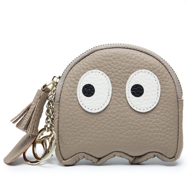 Cute Cartoon Genuine Leather Mini Coin Purse Keychain Pouch Card Holder Womens 4