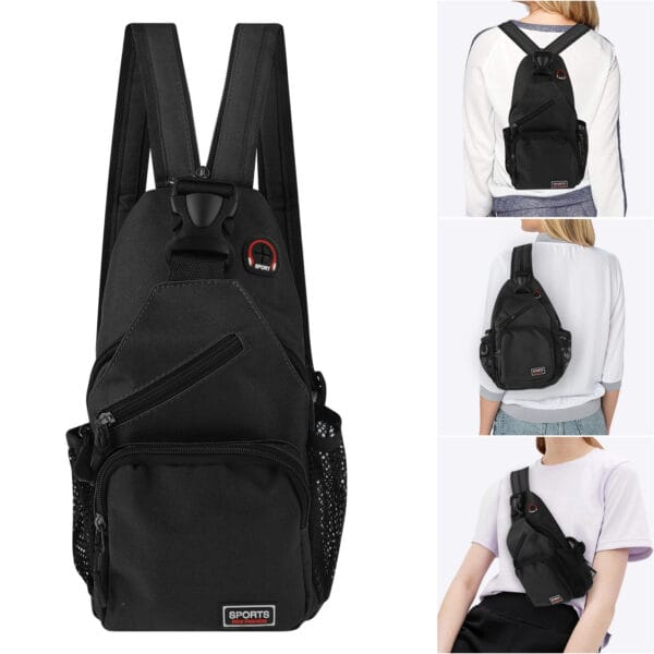 Waterproof Chest Pack Travel Shoulder Sling Backpack Crossbody Bag Women Men New 1