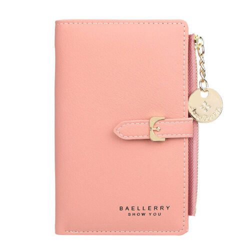 a1 RFID Blocking Women Small Leather Wallet Credit Card Holder Mini Bifold Purse US