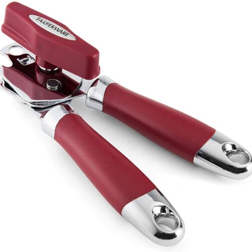 a2 Farberware 5081743 Professional Pro2 Manual Can Opener, One Size - Red Silver