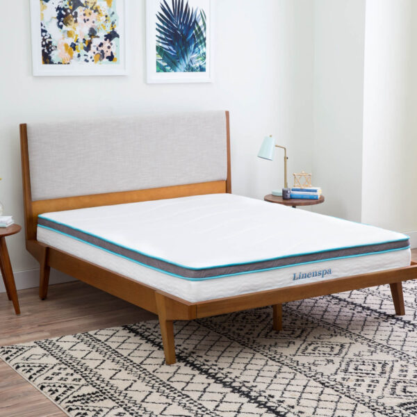 Linenspa 8 Inch Memory Foam and Innerspring Hybrid Medium-Firm Mattress 2