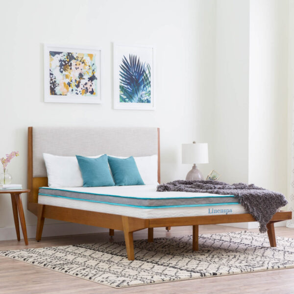 Linenspa 8 Inch Memory Foam and Innerspring Hybrid Medium-Firm Mattress 3