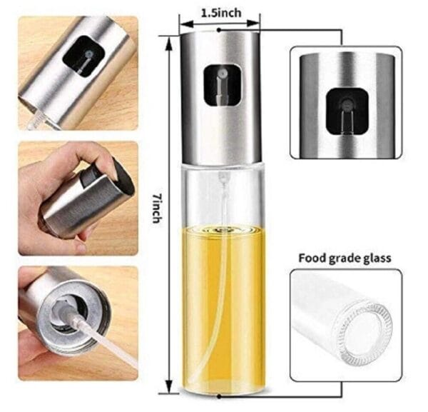 Stainless Olive Oil Sprayer Mister for Cooking 2
