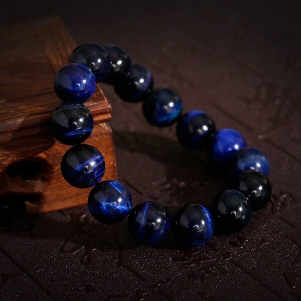 Tiger Eye Bracelet for Men Women Handmade Natural Stone Tiger Eye Beads Bracelet 3