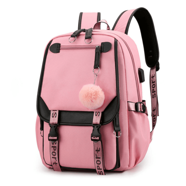 Women Girls Oxford Backpack 17" School Bag Waterproof Bookbag Travel Rucksack 4