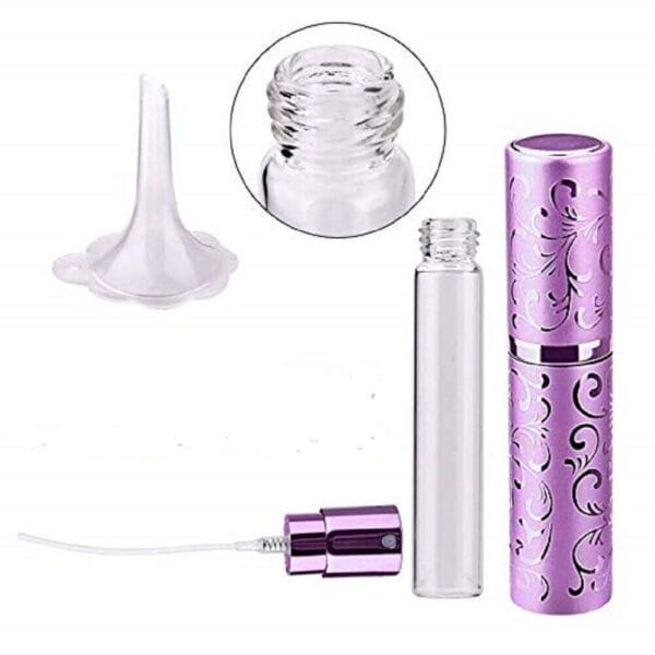 10ml Mini Portable Refillable Perfume Atomizer Travel Empty Spray Bottle Funnel 4