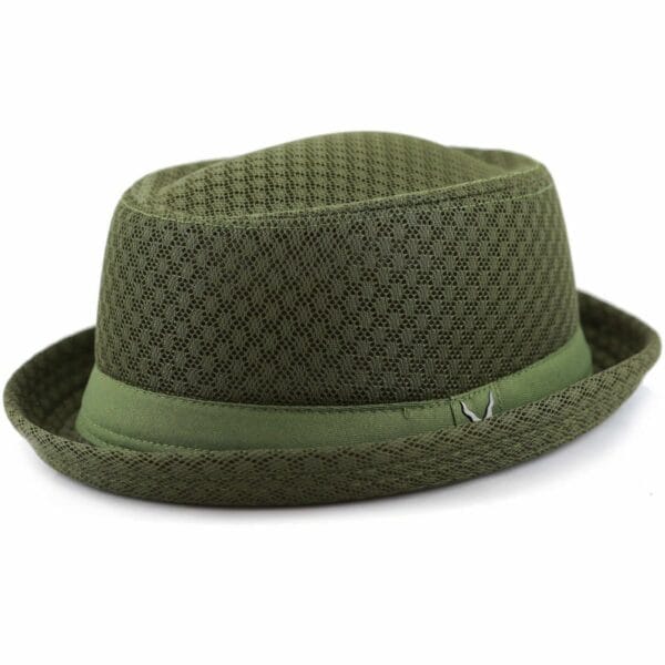 Porkpie Hat - Light Weight Classic Soft Cool Summer Mesh Porkpie Hat 7060 6