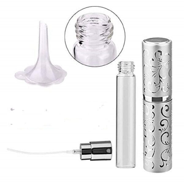 10ml Mini Portable Refillable Perfume Atomizer Travel Empty Spray Bottle Funnel 6