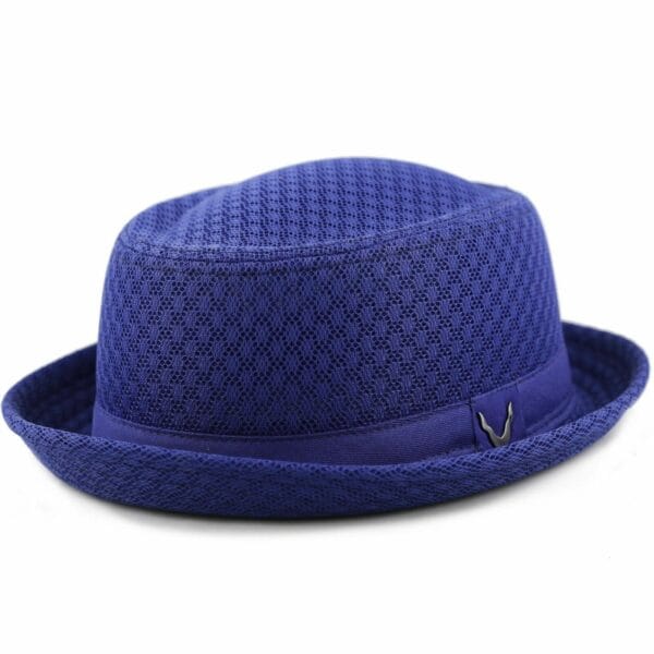 Porkpie Hat - Light Weight Classic Soft Cool Summer Mesh Porkpie Hat 7060 7