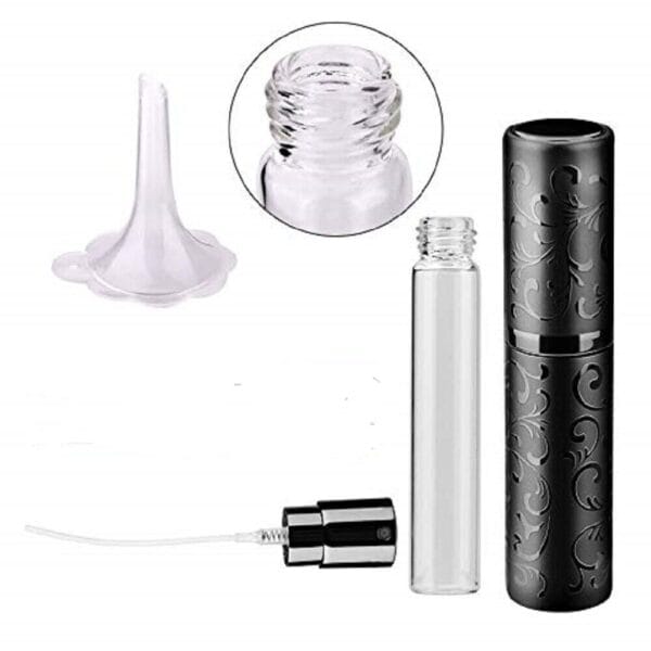 10ml Mini Portable Refillable Perfume Atomizer Travel Empty Spray Bottle Funnel 8