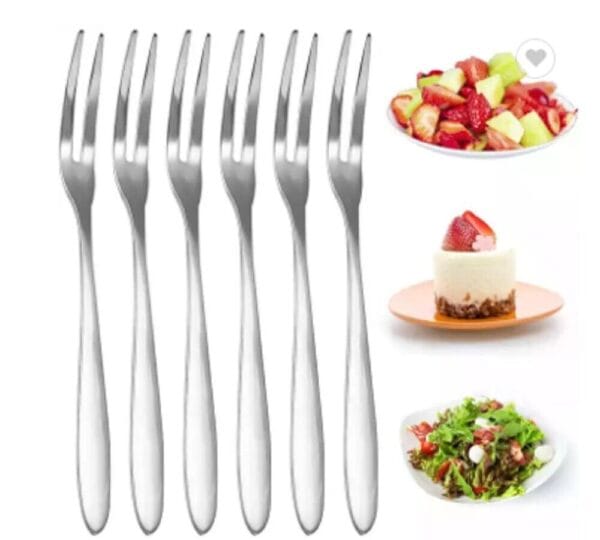 Stainless Steel Mini Fruit Forks Appetizer 1